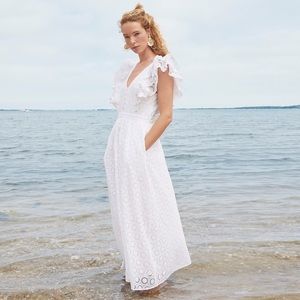 J. Crew Maxi Dress in Eyelet. New with tags.
